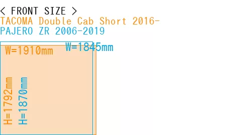 #TACOMA Double Cab Short 2016- + PAJERO ZR 2006-2019